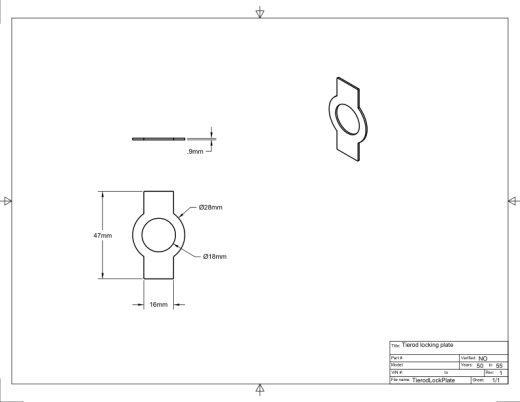 VW老式轿车前横梁结构3D图纸+STEP格式缩略图